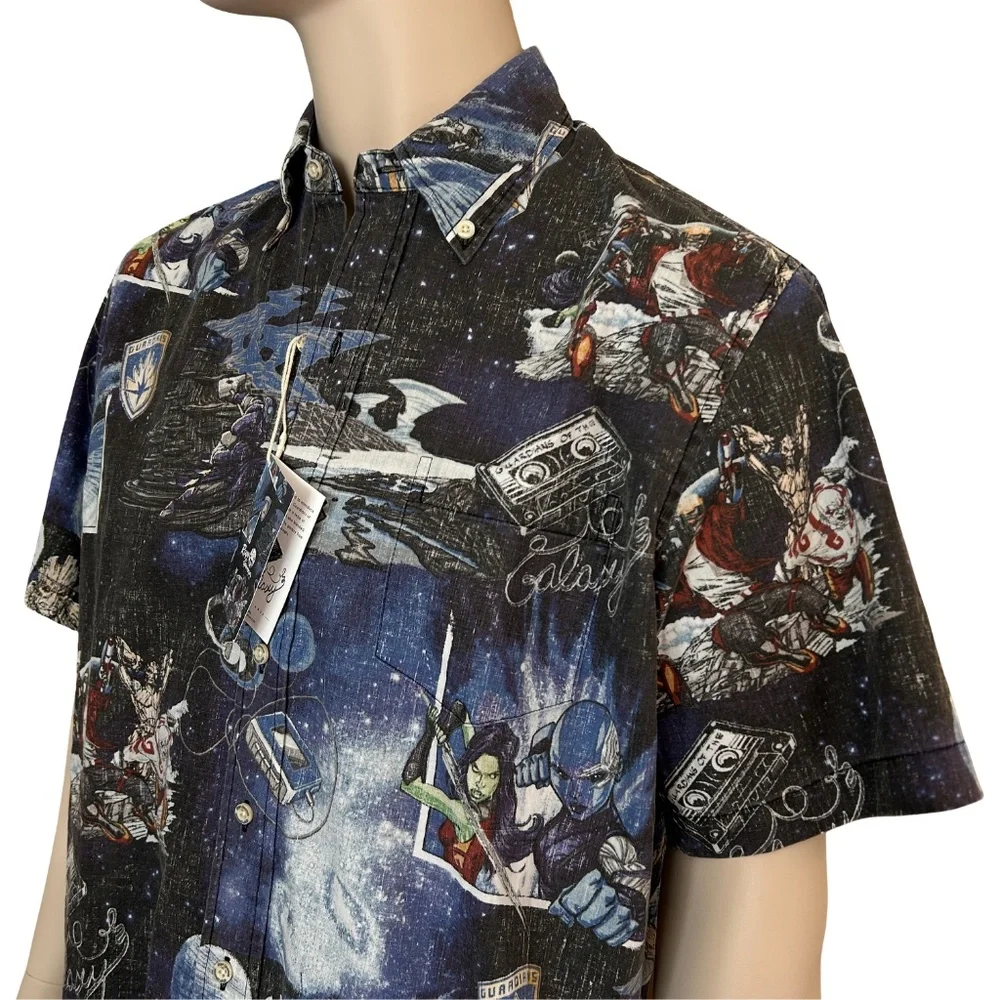 Reyn Spooner Hawaii Shirt Tiki Marvel Comics Guardians of the Galaxy Hawaiian - Picture 5 of 13